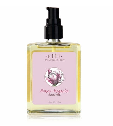 Farmhouse Fresh Honey-Magnolia 4oz Body Oil