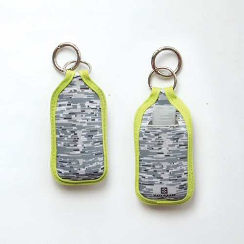 Hand Sanitizer Holder Keychain in Several Prints