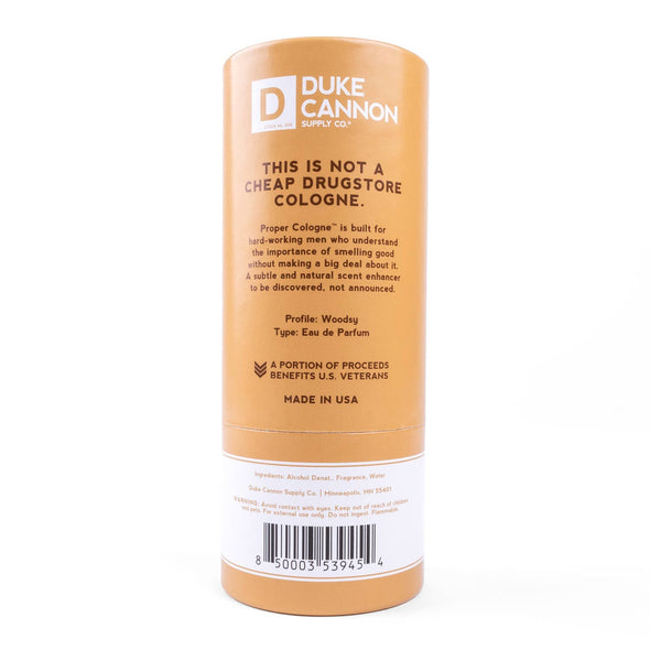 Duke Cannon Proper Cologne- Prescott