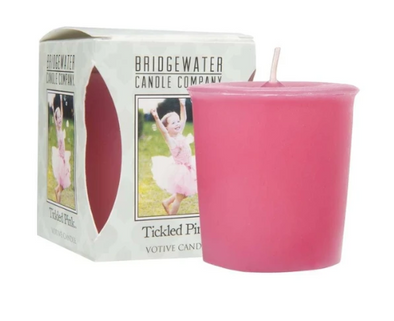 Bridgewater Tickled Pink Votive Candle