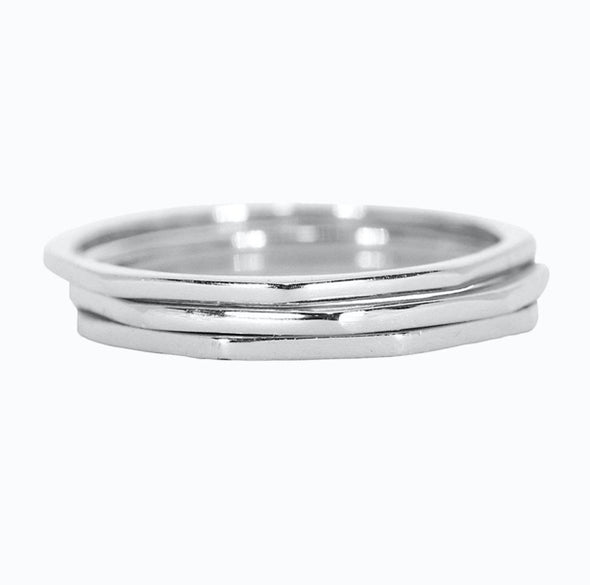 Pura Vida Delicate Stacked Rings in Two Colors