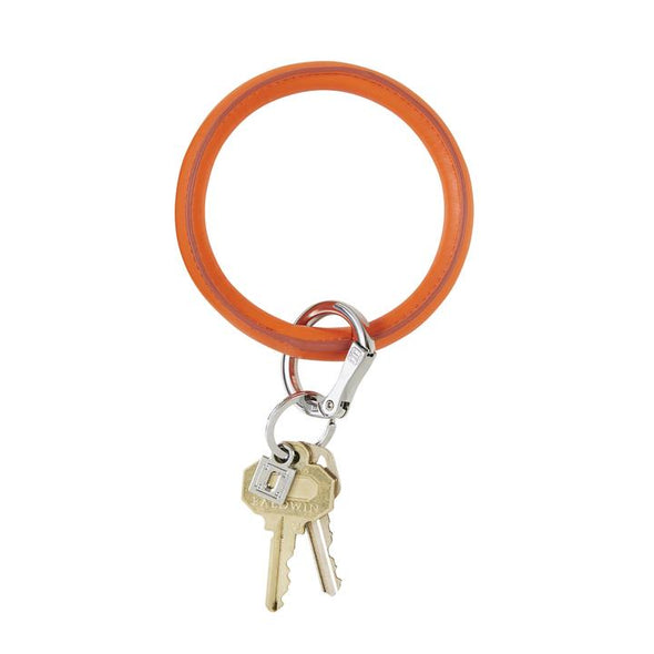 Oventure Orange Crush Vegan Leather Key Ring