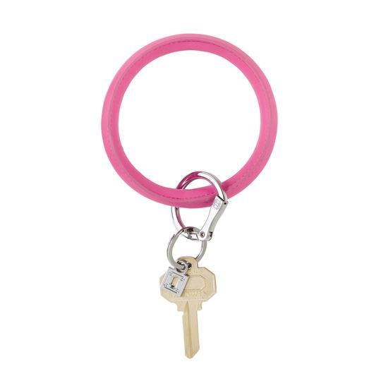 Oventure Tickled Pink Vegan Leather Big O Key Ring