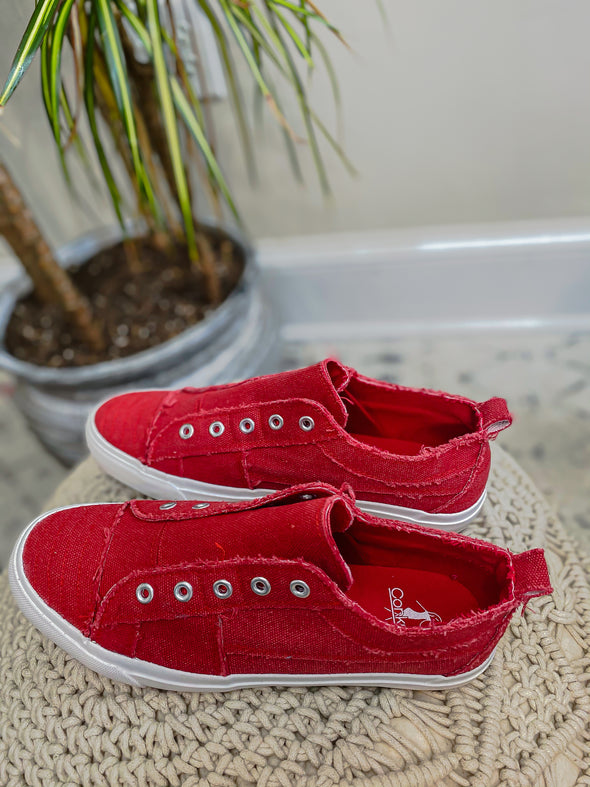 Corkys Red Babalu Sneaker