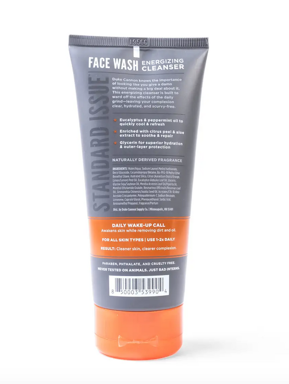 Duke Cannon Standard Issue Energizing Face Wash