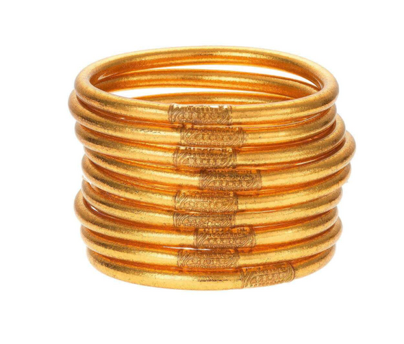 BuDhaGirl Gold All Weather Set of 9 Bangles