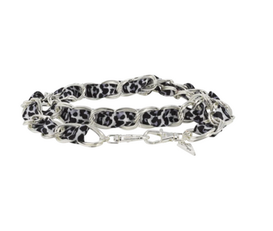 Erimish Silver Leopard Mask Chain