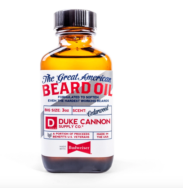 Duke Cannon Budweiser Beard Oil