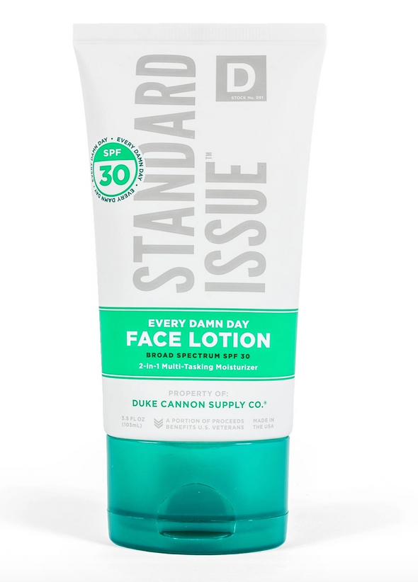 Duke Cannon 2-in-1 SPF 30 Face Lotion