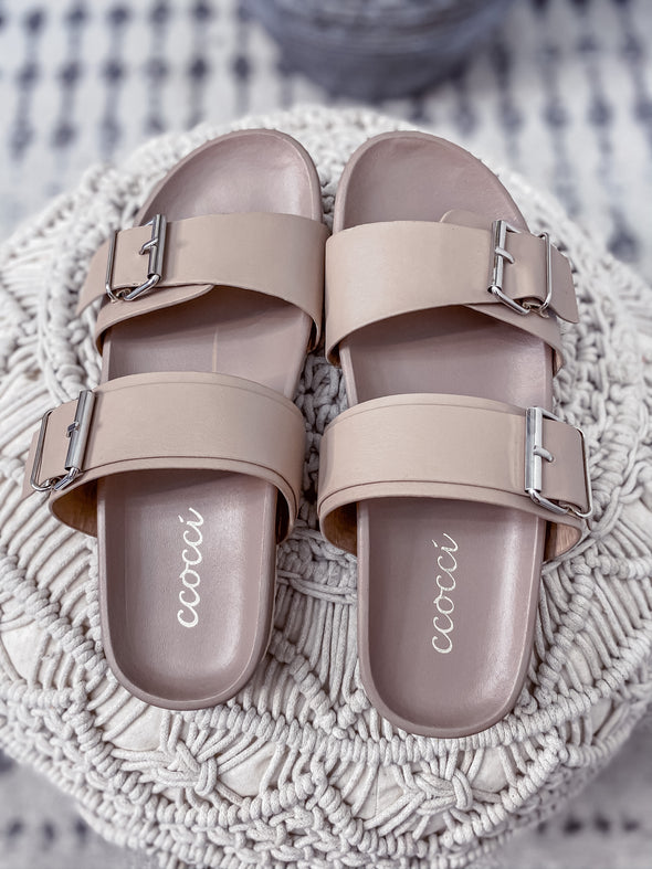 The Brooke Sandal in Nude