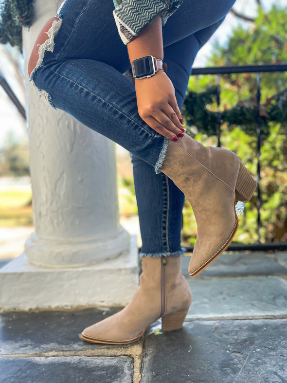 The Rissa Boot in Taupe