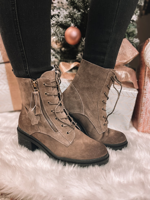 The Harmony Boot in Taupe