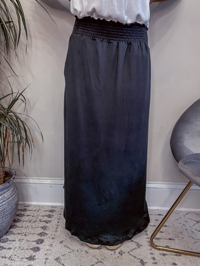 Fall Maxi Skirt in Black