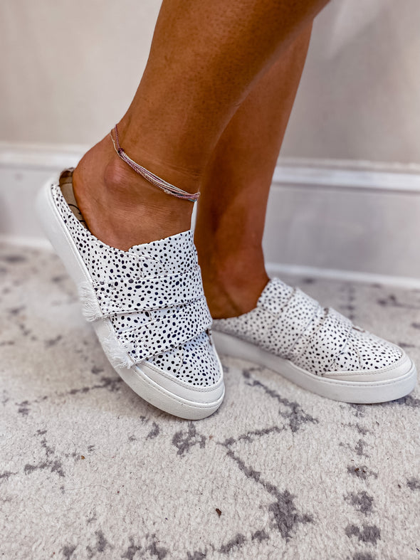 Black Dot Sneaker Mule