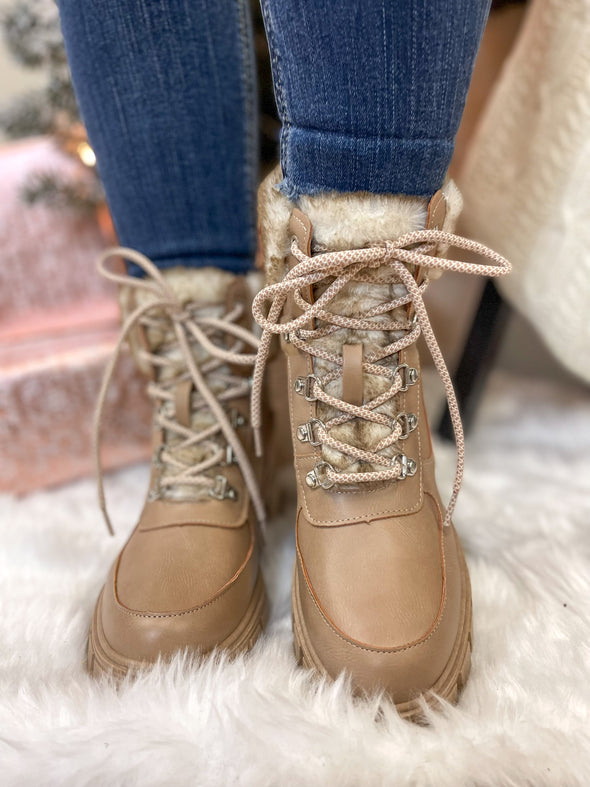 The Renley Boot in Taupe