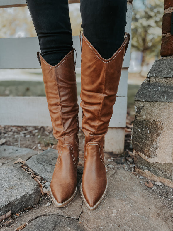 The Charlee Boot in Brown