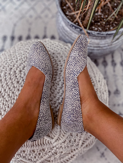 TOMS Macadamia Mini Cheetah Printed Suede