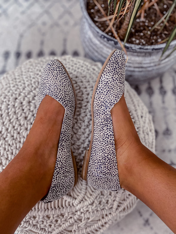 TOMS Macadamia Mini Cheetah Printed Suede