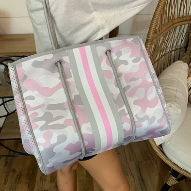 Prenelove Summerside Pink Camo Tote Bag