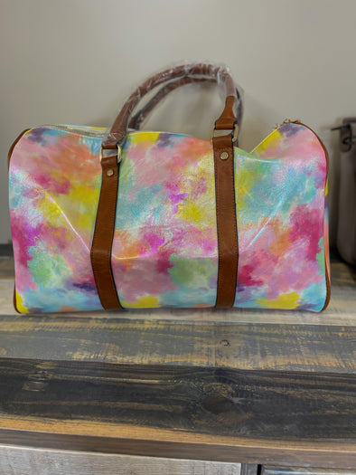 The Lanier Duffel Bag In Shimmer Tie Dye