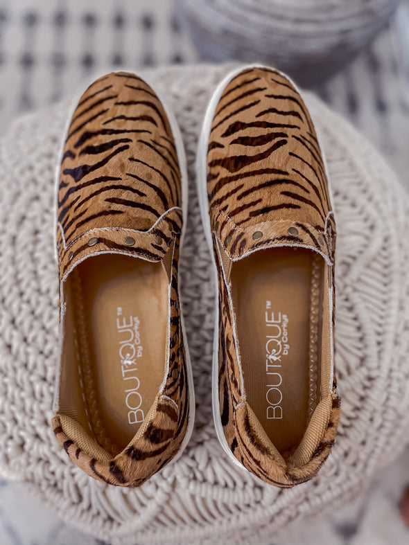 Corkys Pine Top Tiger Slip on Sneaker