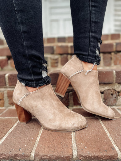 The Lucky Boot in Taupe