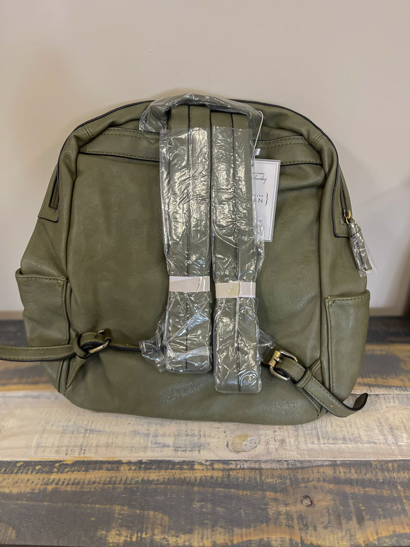 The James Backpack In Olive