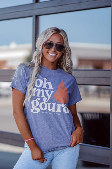 Heather Grey Oh My Gourd Graphic Tee