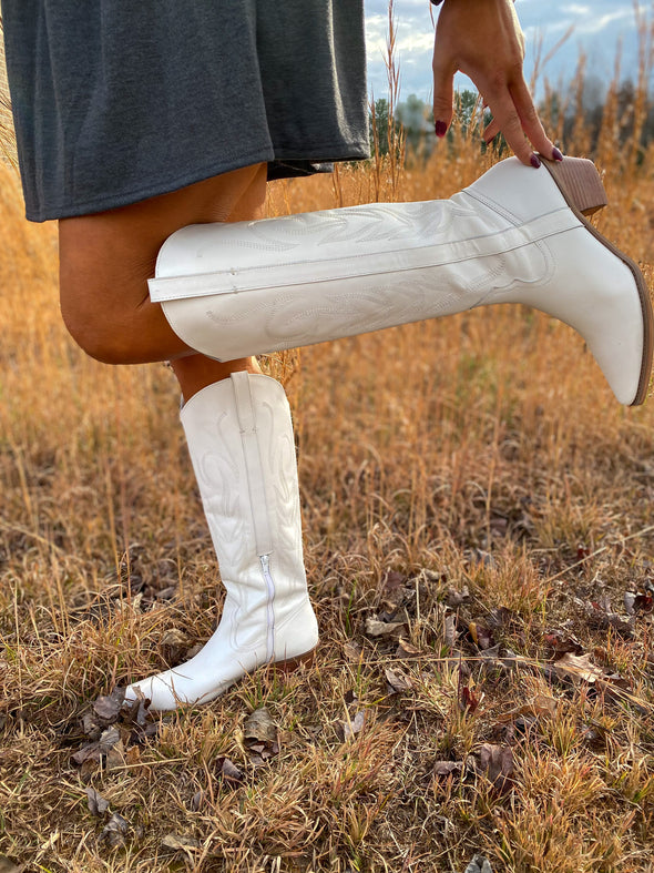 Matisse White Agency Boot