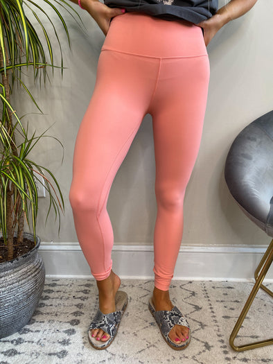 Coral Buttery Soft Leggings
