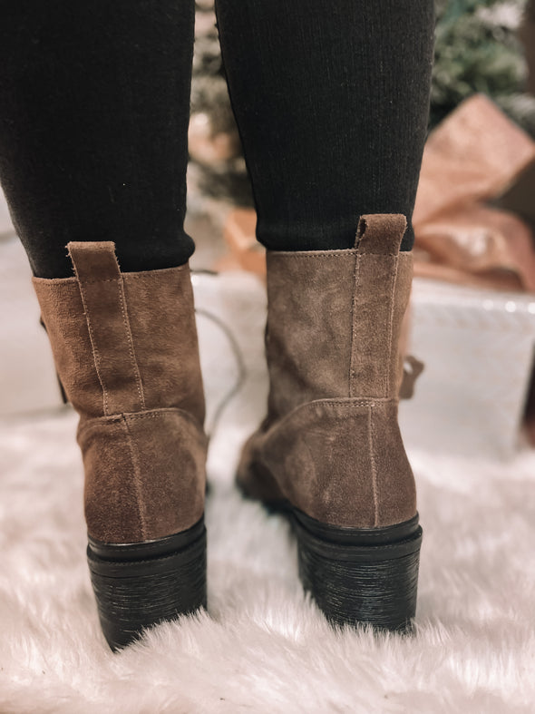 The Harmony Boot in Taupe