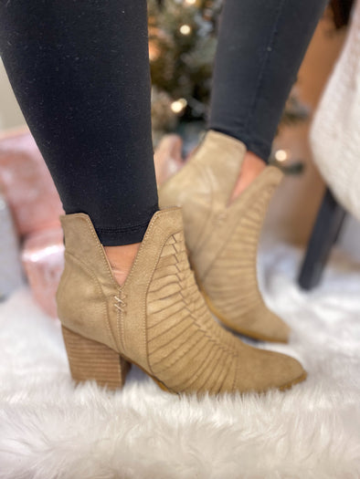 The Alina Boot in Taupe