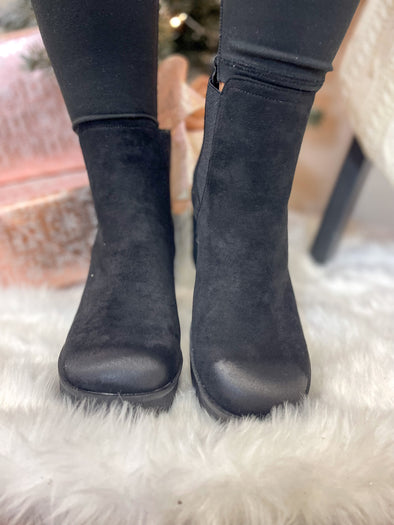 The Raven Bootie in Black