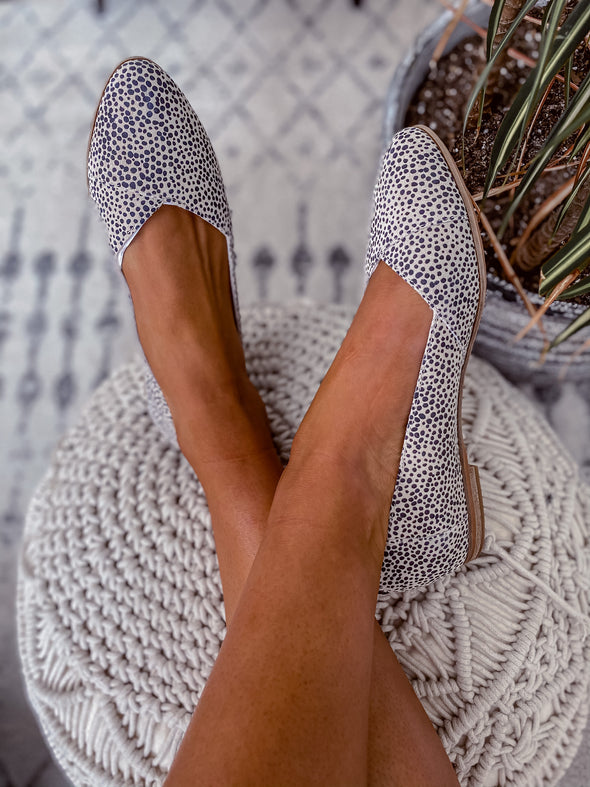 TOMS Macadamia Mini Cheetah Printed Suede