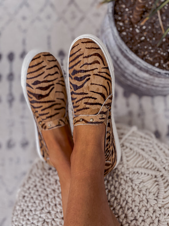 Corkys Pine Top Tiger Slip on Sneaker