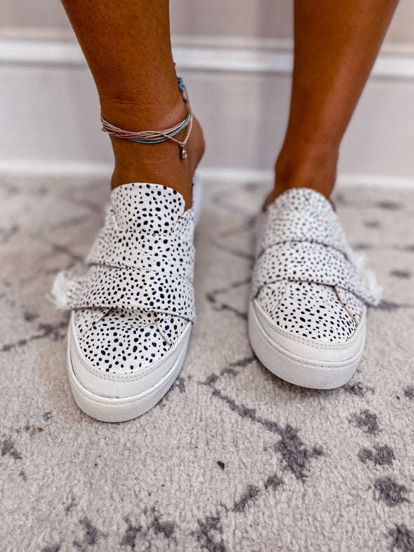 Black Dot Sneaker Mule