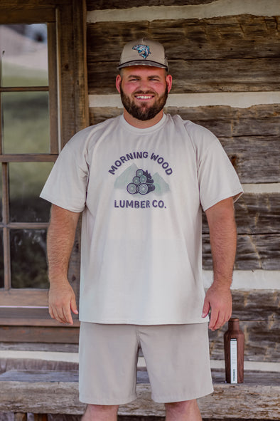 Morning Wood Lumber Co Mens Graphic Tee