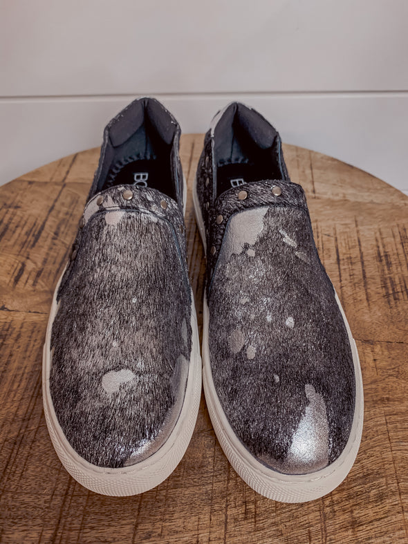 Corkys Pine Top Pewter Slip on Sneaker