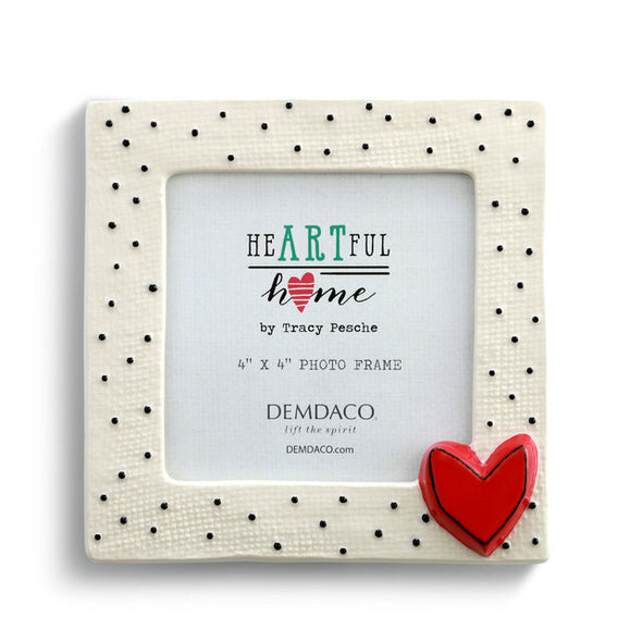 STOREFRONT Dotted Heart 4x4 Frame