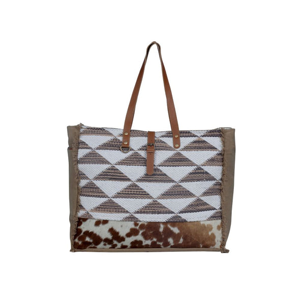 Rhythmic Shapes Weekender Bag by Myra Bag